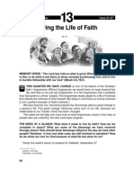 Living The Life of Faith 21-27 Jun 2003