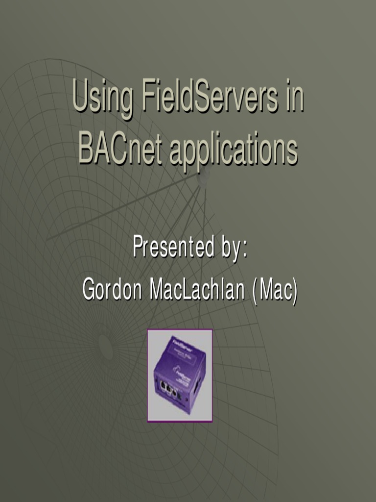 FieldServer Applications in BACnet | PDF