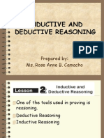 Inductive and Deductive Reasoning