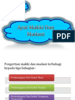 Ayat Makki Dan Madani