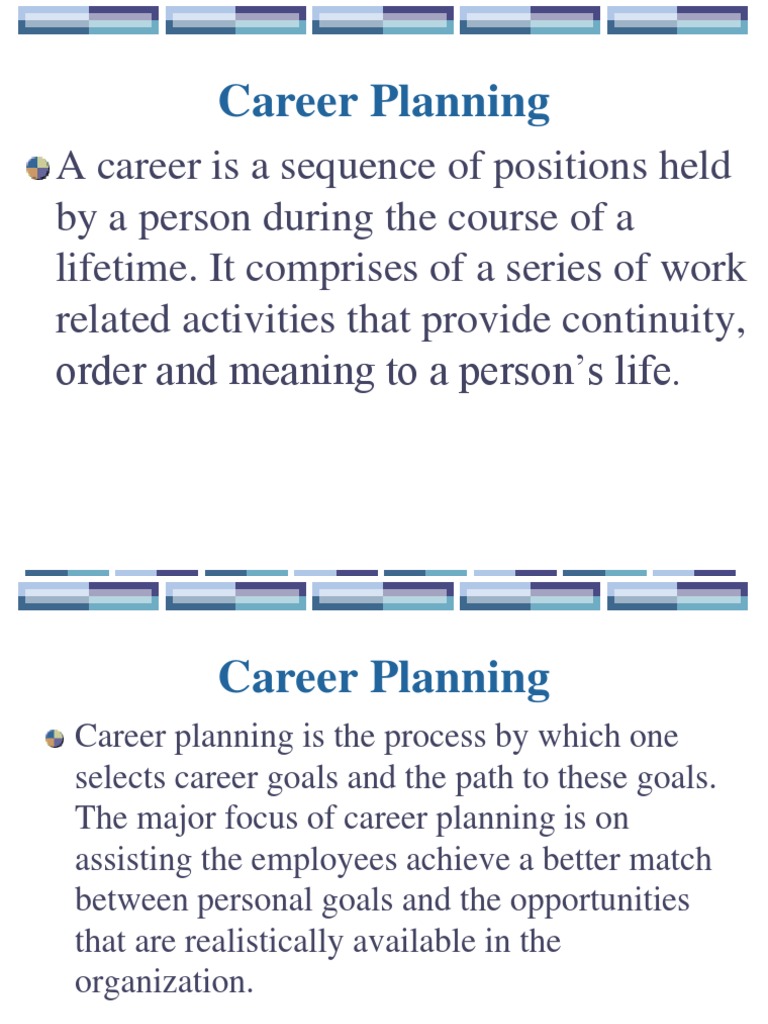 Career Planning | PDF | Succession Planning | Goal