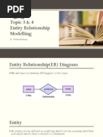 Topic 3 & 4 Entity Relationship Modelling: Er. Pradip Kharbuja