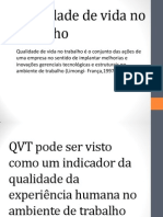 Qualidade de Vida No Trabalho-Slides Penha