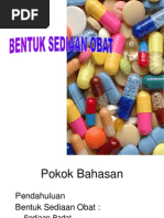 bentuk sediaan obat