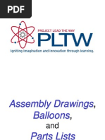 Assembly Drawings Balloons Parts Lists