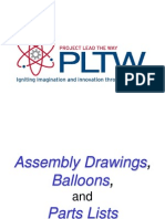 Assembly Drawings Balloons Parts Lists
