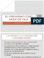 El Urbanismo Como Modo de Vida