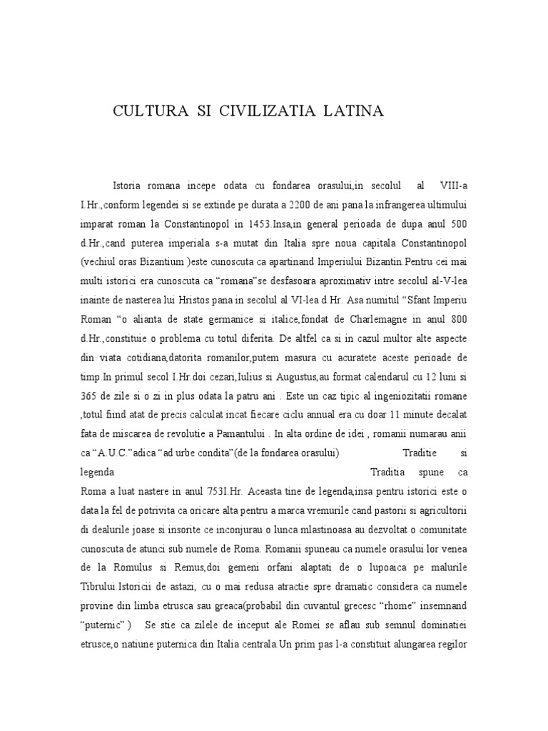 Cultura Si Civilizatia Latina-5313 | PDF, image size:768x1024