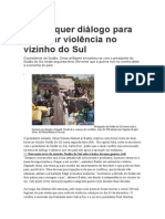 Sudão quer diálogo para encerrar violência no vizinho do Sul