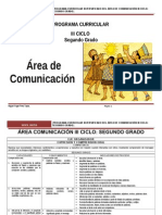 ÁREA COMUNICACIÓN INTEGRAL III CICLO - 2º Rutas
