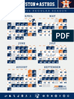 Astros 2014 schedule with times