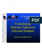 Formulating Silicone Adhesives Rubbers and Gels