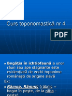 Curs 4 Toponomastica