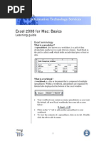 Introduction To Excel 2008