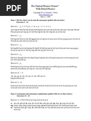 The Natural Phonics Primer™ With Blend Phonics