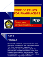 Code of Ethics for Pharmacists