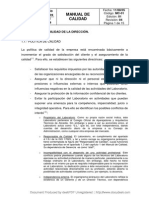 Responsabilidades de la Dirección