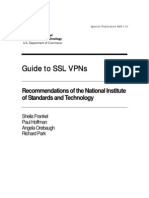 Guide To SSL VPNs - Recommendations of The National Institute of Standards and Technology (NIST)
