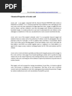 Download Chemical Properties of Acetic Acid by meimeiliu SN200013745 doc pdf