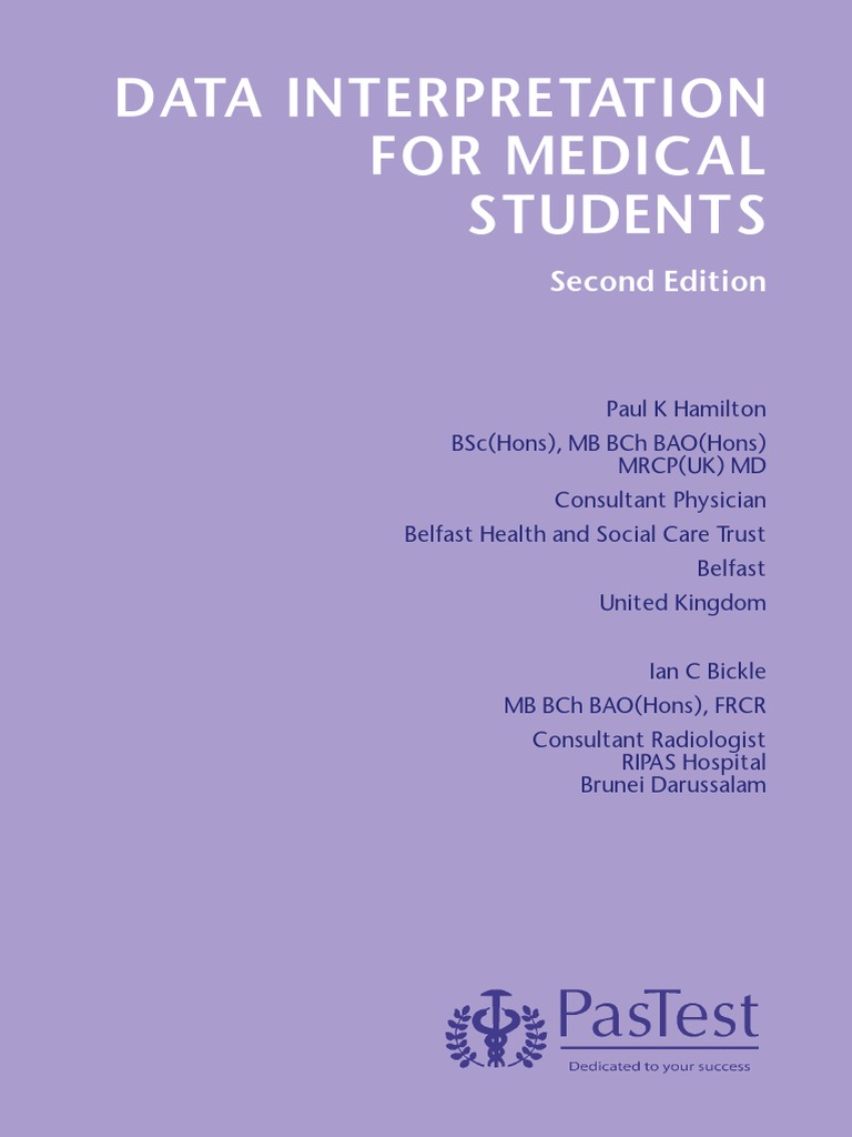 Data Interpretation For Medical Student PDF Coagulation Anemia