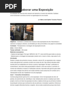 como elaborar uma exposição