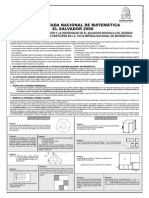 Olimpiada Nacional de Matemática de El Salvador - Edición 2008 - Publicada en Periódico