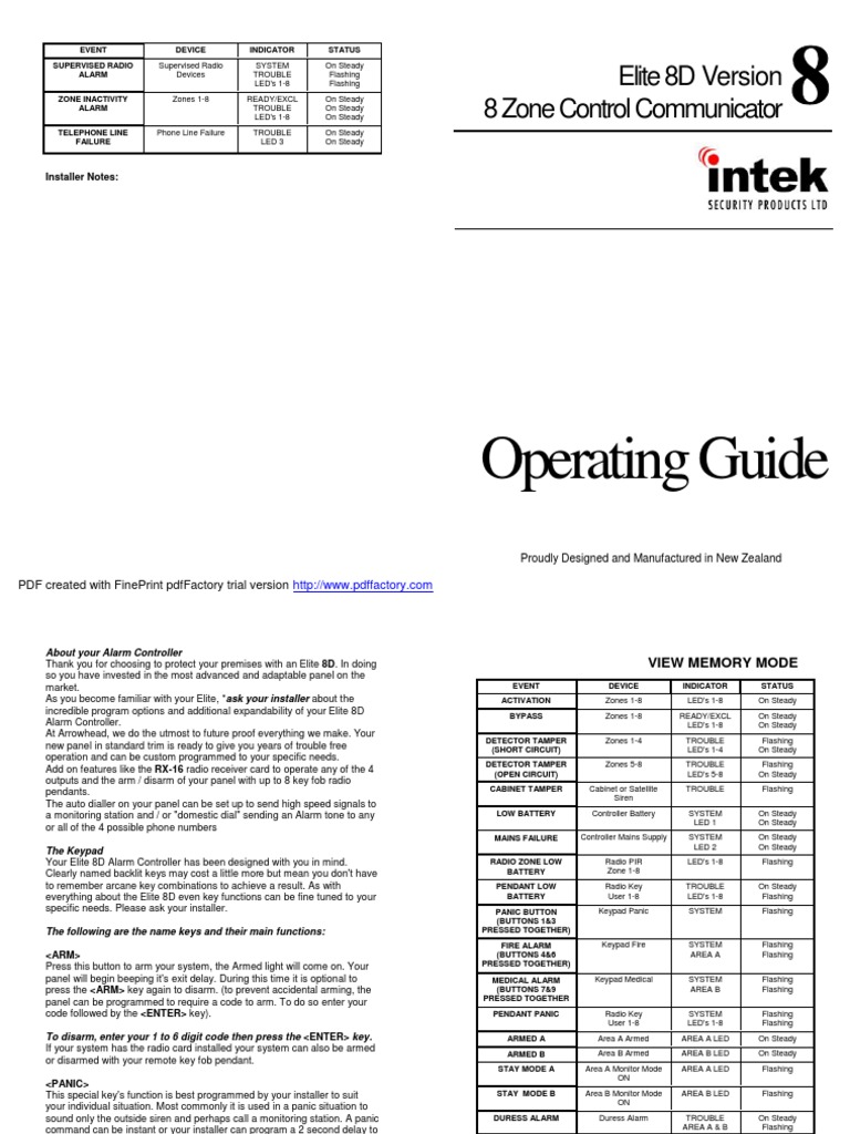 Elite 8d User Guide Version 8 | PDF | Telephone | Light Emitting Diode