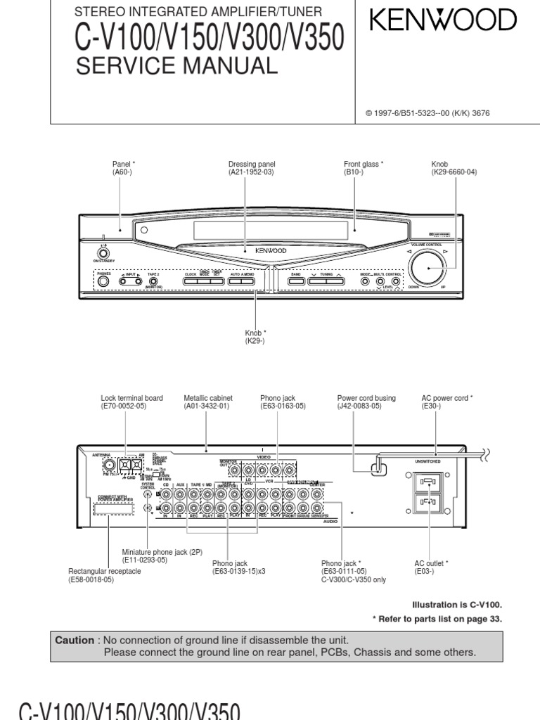 5323 C V100 V150 V300 V350 Compact Cassette Technology Engineering