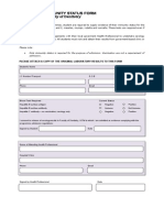 Clinical Program Admission Blood Test Requirements