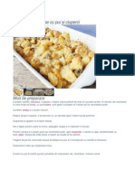 Cartofi Dauphinoise Cu Pui Si Ciuperci