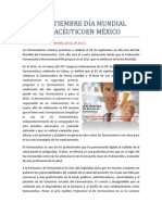 25 de Septiembre Día Mundial Del Farmacéutico en México