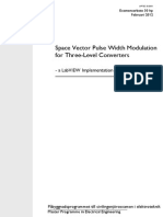 Space Vector Pulse Width Modulation for Three-Level Converters in LabVIEW