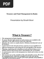 Treasury and Fund Management in Banks