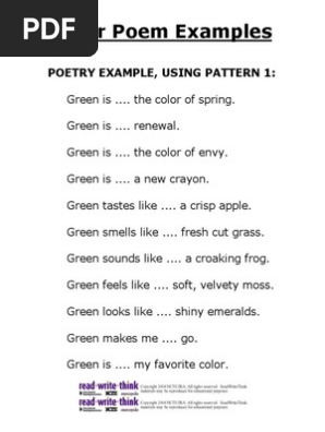 Poem Examples