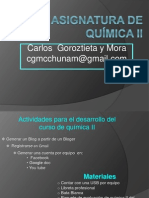 Presentacion Quimica II