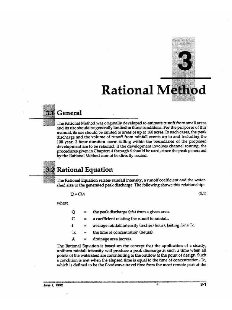 Rational Method | PDF