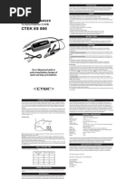 Ctek Xs 800 Battery Charger