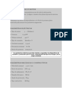 Datos de Placa de Un Motor