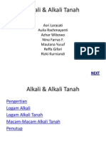 Alkali & Alkali Tanah Contoh