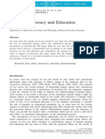 Desire, Democracy and Education PDF
