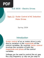 Scalar Control of Ac Drives