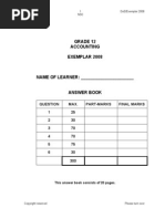 Accounting GR 12 Exemplar Ans Book 2008 English