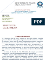 Vibration & Monitoring Analysis in Thermal Power Station