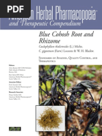 Ahp-Blue - Cohosh Textbook of Botanical Macros