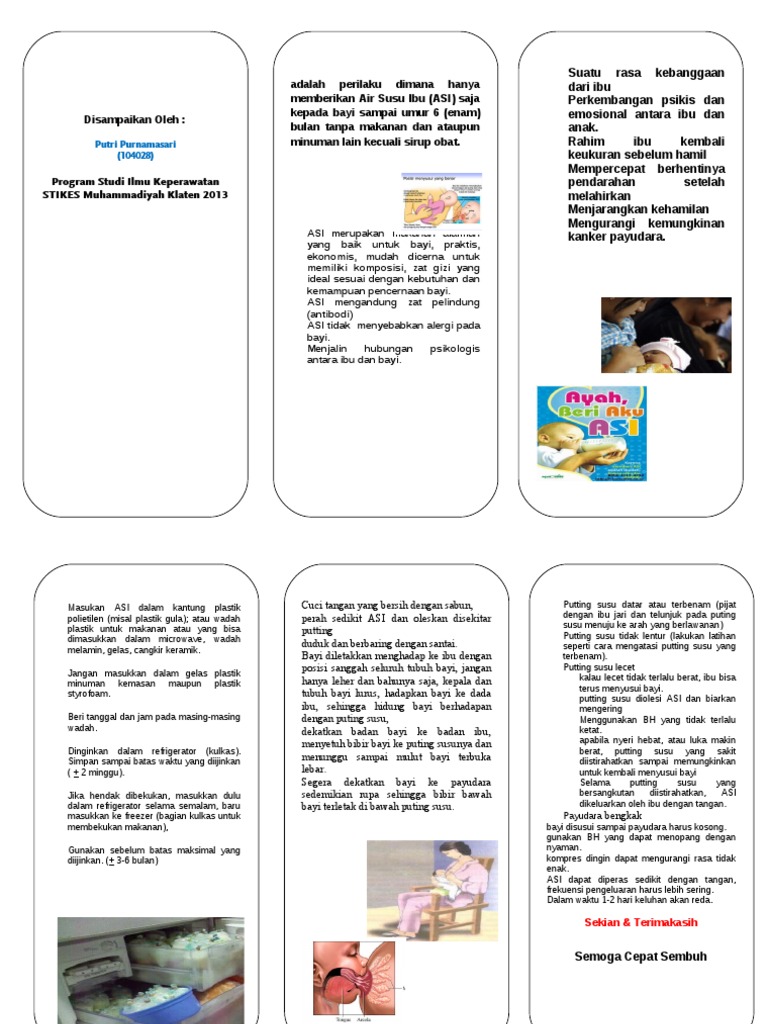 Leaflet Asi Eksklusif