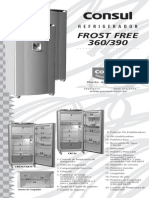 Manual Geladeira Consul Frost Free