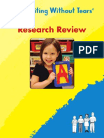 Handwriting Without Tears Research Review