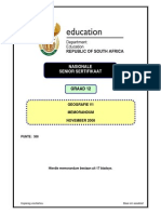 Geography P1 Memo Afr Nov 2008 Final