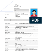 Hoang Chien Cong CV Brieft