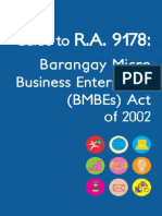 Guide to Barangay Microbusiness Enterprise